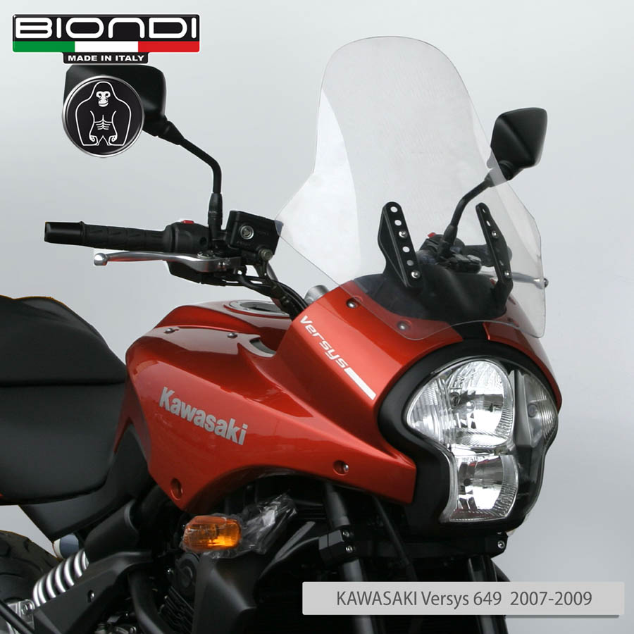Small Screen Transparent KAWASAKI Versys 649 cc. 2007-2009 - Image 2