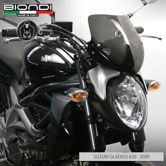 Small Screen Smoke Grey Dark SUZUKI Gladius 650cc. 2009 - Image 2