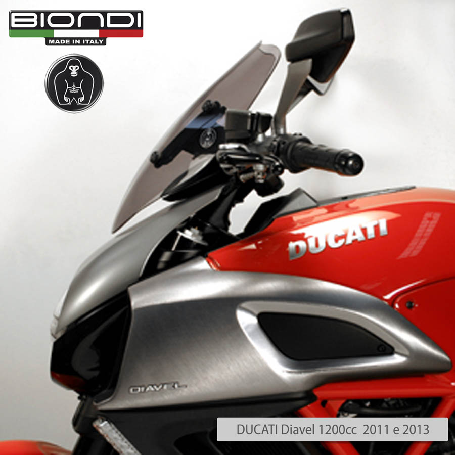 Cupolino Fumé DUCATI Diavel 1200cc. 2011 e 2013 - immagine 3