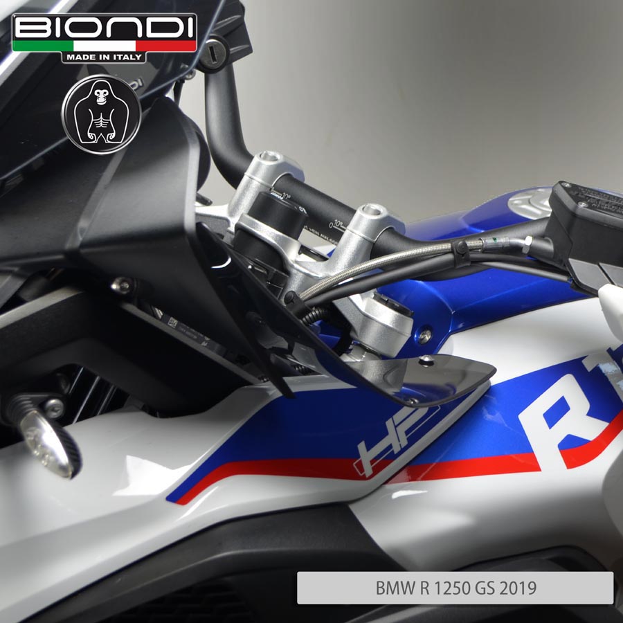 Deflettore aria colore Fumé scuro per BMW R1200GS 2017/2018- R1250GS 2019-2023 - immagine 3