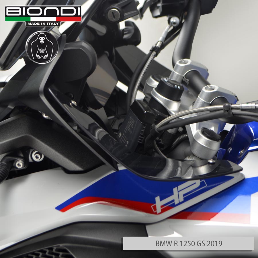 Deflettore aria colore Fumé scuro per BMW R1200GS 2017/2018- R1250GS 2019-2023 - immagine 2