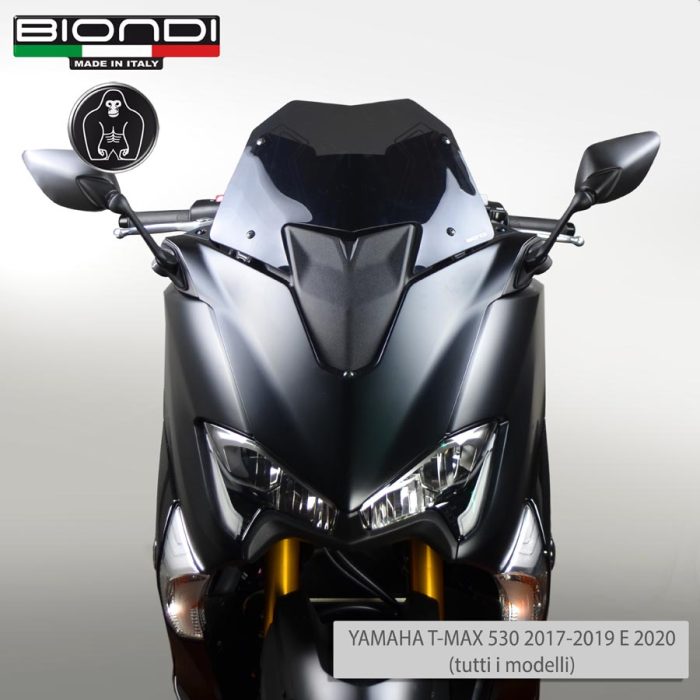 Cupolino Fumé Scuro YAMAHA T-Max 530 cc. 2017-2019 e T-Max 560 2020-2021 (tutti i modelli) - immagine 2