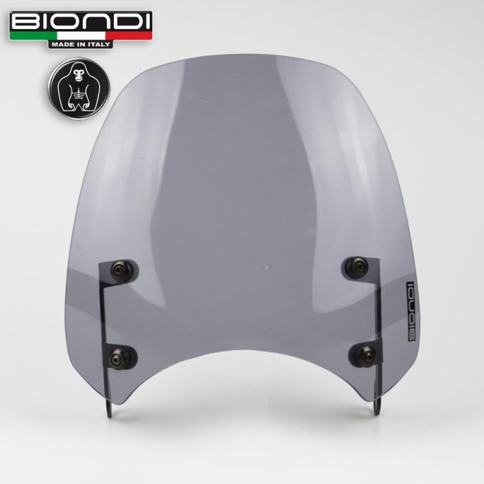 Windshield Smoke Grey Mod. Sport (Mounting kit included) – ROYAL ENFIELD SCRAM 411 – 2022