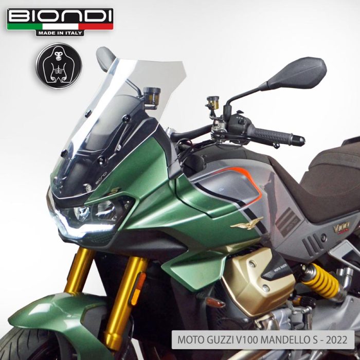Windshield Transparent Mod. Touring – MOTO GUZZI V100 MADELLO – V100 MANDELLO S – 2022-> - Image 2