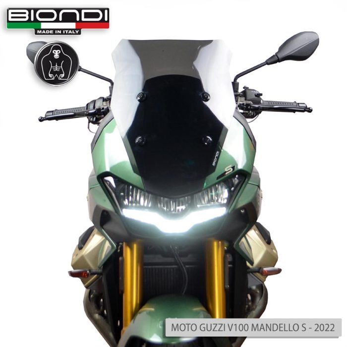 Windshield Smoke Grey Dark Mod. Touring – MOTO GUZZI V100 MADELLO – V100 MANDELLO S – 2022->