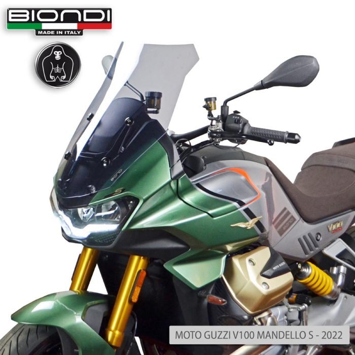 Windshield Smoke Grey Mod. Maxi-Touring – MOTO GUZZI V100 MADELLO – V100 MANDELLO S – 2022-> - Image 2