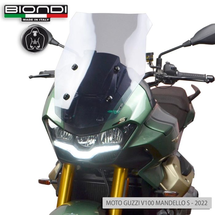 Cupolino Maxi-Touring Fumé Chiaro – MOTO GUZZI V100 MADELLO – V100 MANDELLO S – 2022-> - immagine 3