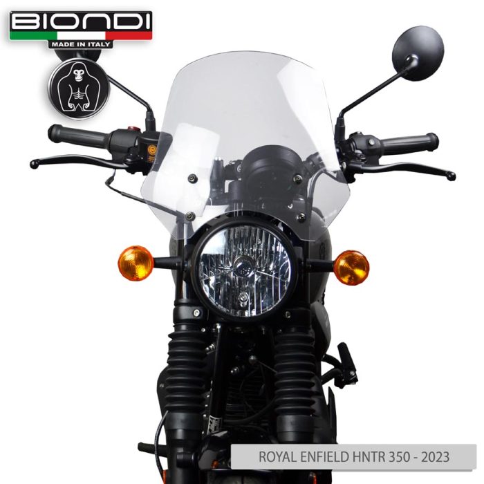 Cupolino Trasparente Mod. Touring (Kit di Montaggio incluso) – ROYAL ENFIELD HUNTER (HNTR) 350 – 2023 - immagine 2