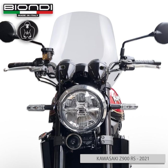 Windshield Transparent Mod. Touring (Mounting kit included) – KAWASAKI Z900 RS – 2018-2020 KAWASAKI Z900 RS – 2021 - Image 2