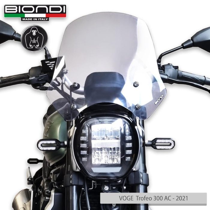 Windshield Transparent Mod. Touring (Mounting kit included) – VOGE TROFEO 300/500 AC – 2021 - Image 2