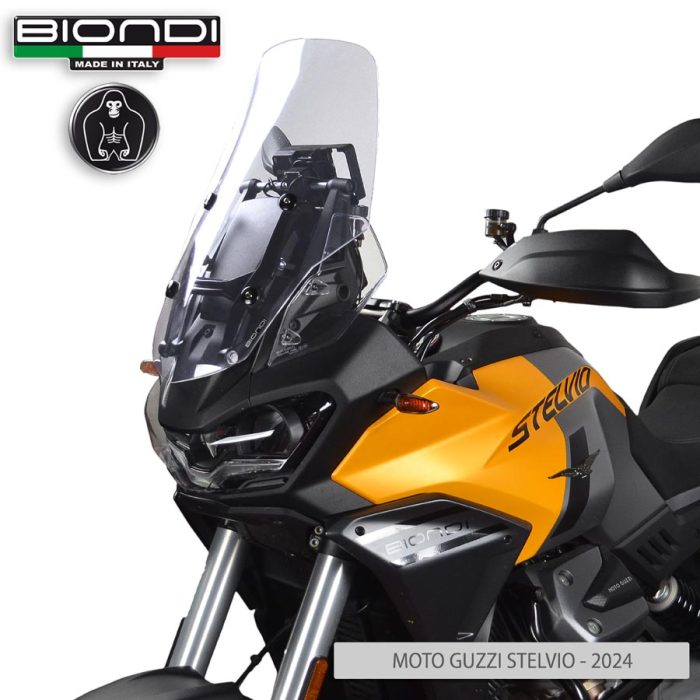 Cupolino Touring Trasparente – MOTO GUZZI STELVIO (2024 ->) (+6 cm. rispetto all'originale) - immagine 2