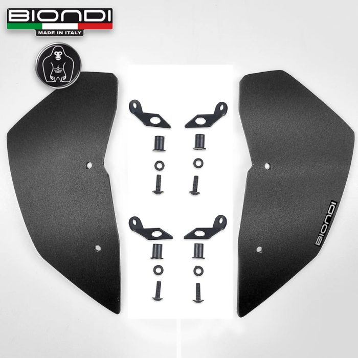 Deflettori aria colore Nero Satinato (Kit montaggio incluso) – MOTO GUZZI V100 STELVIO e PFF (2024 ->) - immagine 3