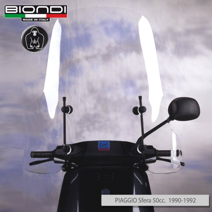 Windscreen for scooter Club Model (Only Screen) - Vespa GTS SEI GIORNI 300cc. 2017; GTV 250/300cc. 2007-2022 e 2023... - Image 4