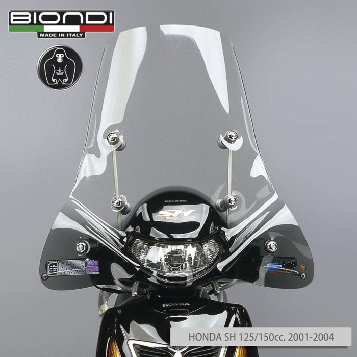 Parabrezza Mod. Club (solo schermo trasparente) - HONDA SH 125/150 cc. 2001-2004 - immagine 2