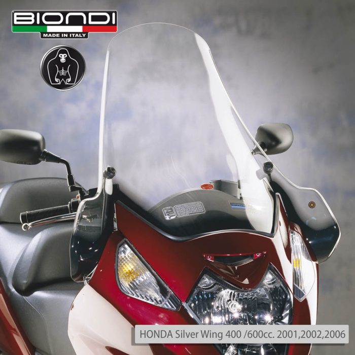 Windscreen for scooter Club Model (Mounting Kit Included) HONDA Silver Wing 400/600cc. 2001 - Image 2