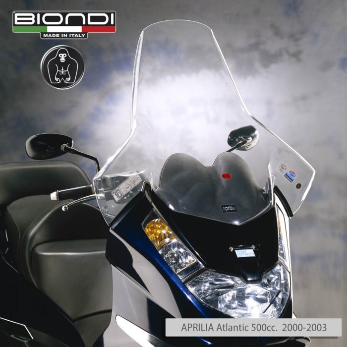 Windscreen for scooter Club Model (transparent screen) APRILIA Atlantic 500 cc. 2000-2003 - Image 2