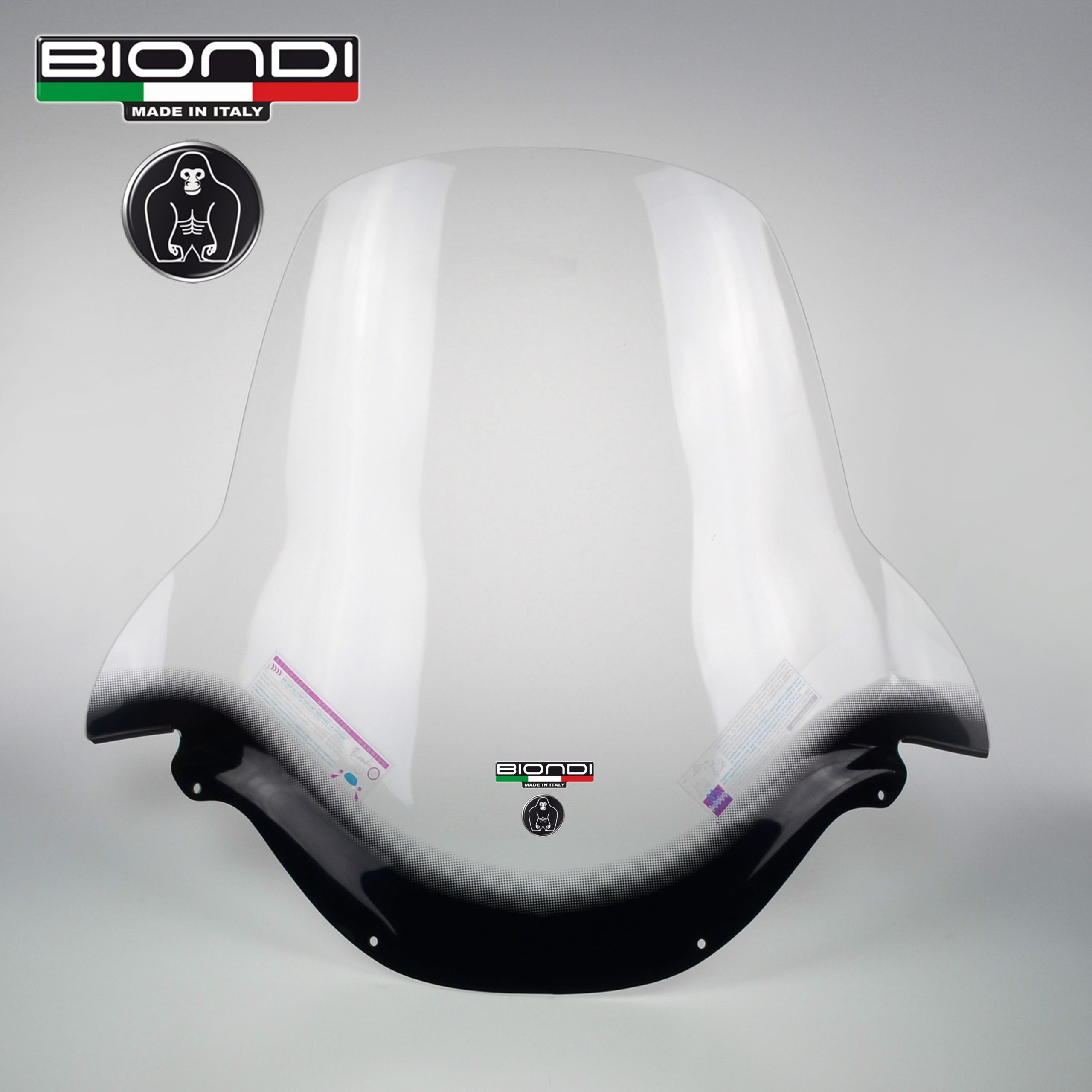 Parabrezza completo Mod. Club (Trasparente) APRILIA Scarabeo 500cc. 2002-2005