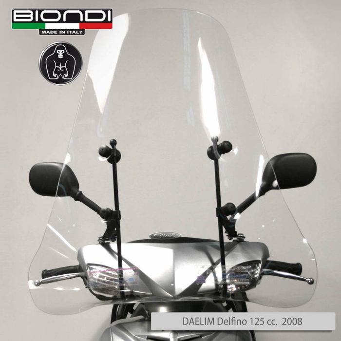Parabrezza Mod. Club (solo schermo trasparente) – KYMCO Movie XL 125/150cc. 2000, Vitality 50cc. 2005, Vivio 125cc. 2000, MALAGUTI Blog 125ie/160iecc. 2010, SYM HD, YAMAHA Cygnus X 125/150cc. 2004-2005, Cygnus X 125/150cc. 2006; YADEA G5 2021… ETC… - immagine 2