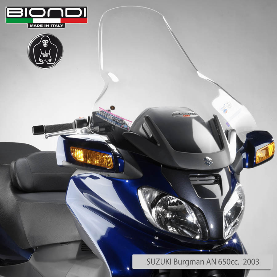 Parabrezza completo Mod. Club SUZUKI Burgman AN 650cc. 2003 - immagine 2
