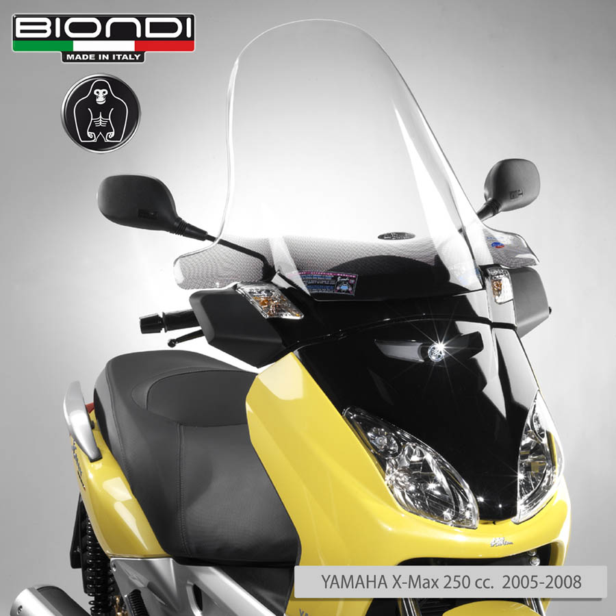 Windscreen for scooter Club Model (Mounting Kit Included) YAMAHA X-Max 250cc. 2005-2008 - Image 2
