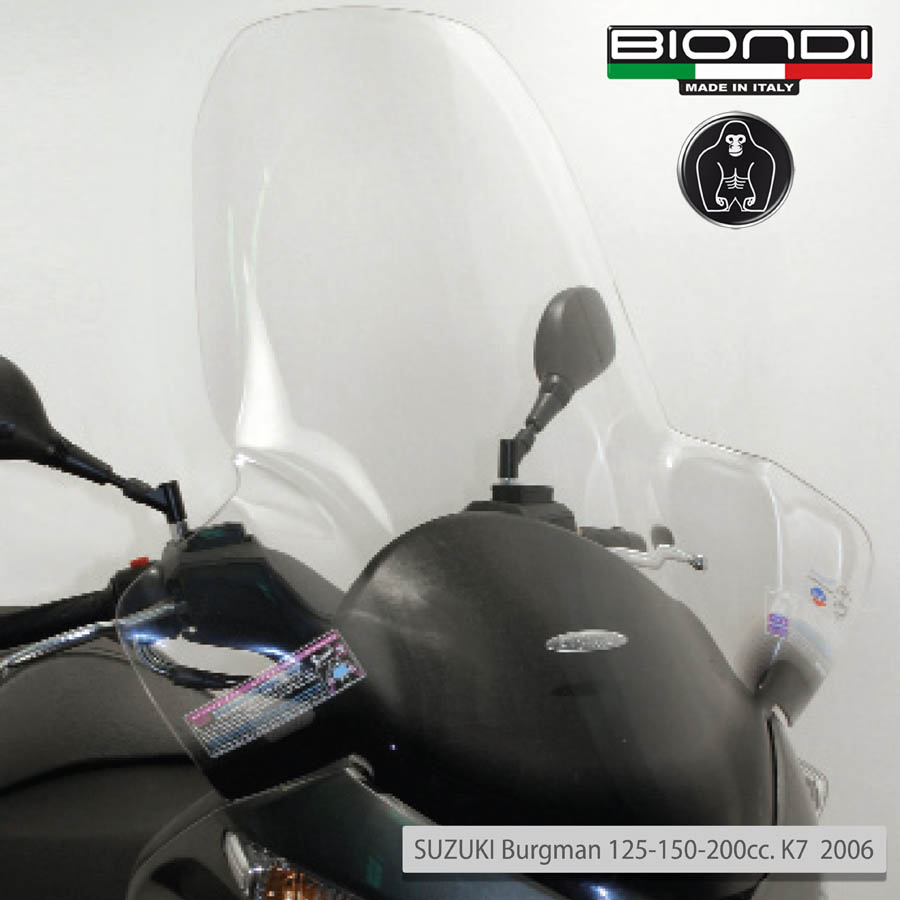 Windscreen for scooter Club Model (Mounting Kit Included) SUZUKI Burgman K7 125/150/200cc. 2006 - Image 2