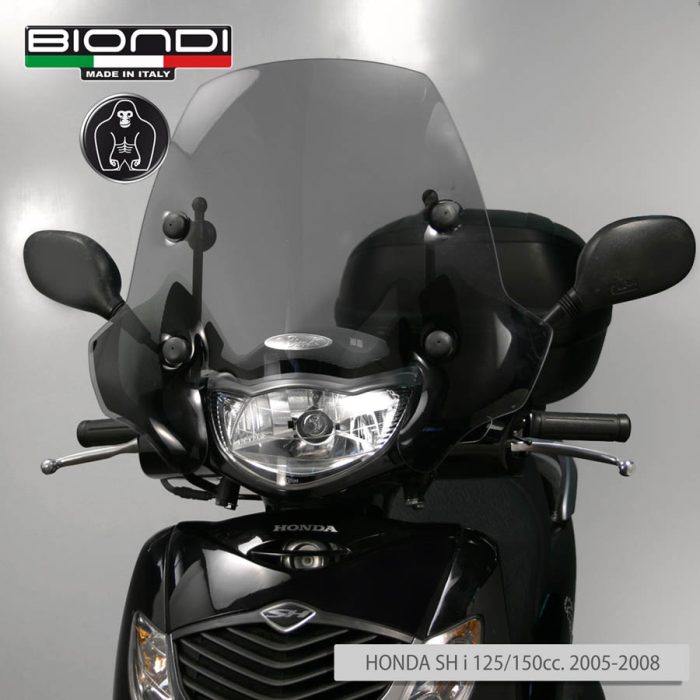 Cupolino Scooter Mod. LITTLE CLUB (solo cupolino) HONDA SHi 125/150 2005-2011 - SUZUKI Sixteen 125/150 cc. 2008 - immagine 2