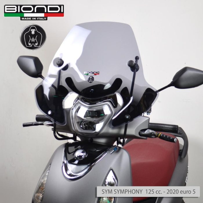 Small Windscreen for scooter Little Club Model (Only Screen) – HONDA SHi 300cc. 2007, SHi ABS 300cc. 2007, KEEWAY Motor -JORDAN IT LOGIK 125/150cc. 2017, SYM Symphony ST 50/125/200cc. 2015, Symphony 125cc. euro 5 2020 - Image 3