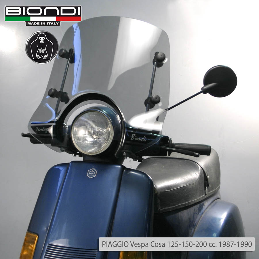 Cupolino Scooter Mod. LITTLE CLUB (solo cupolino) PIAGGIO Vespa GTS… etc. - immagine 5
