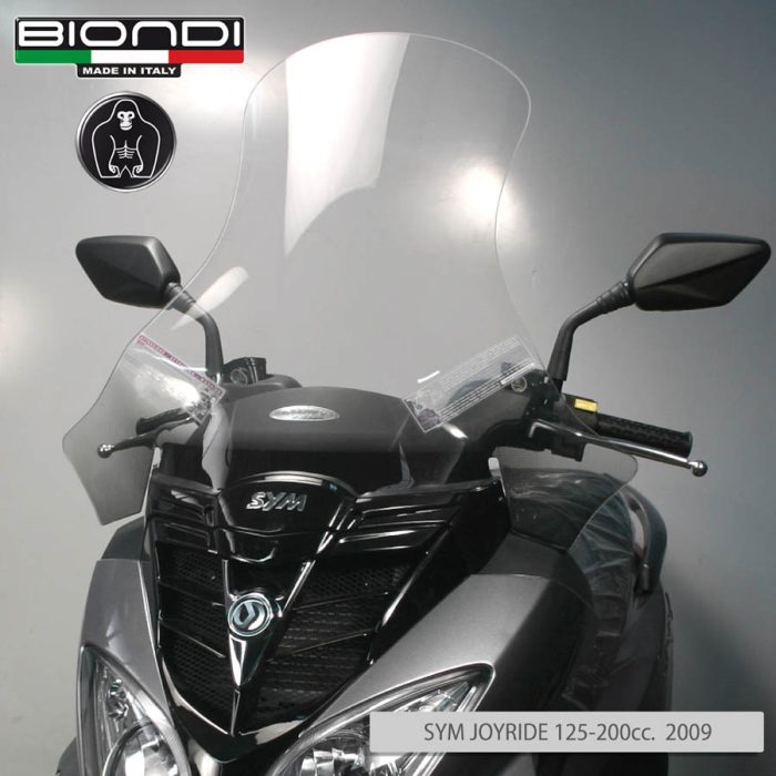 Windscreen for scooter Club Model (transparent screen) - SYM Joyride Evo 125/200 cc. 2009 apr - Image 2