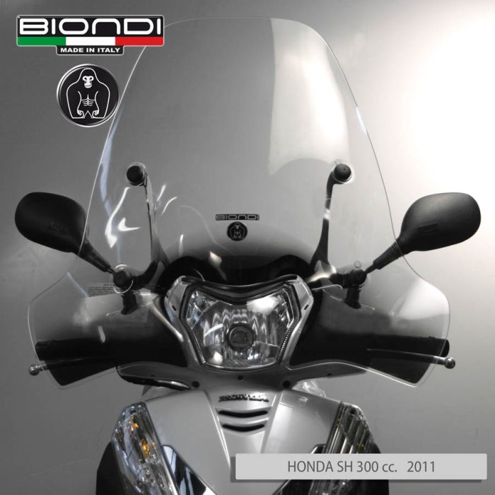 Windscreen for scooter Club Model (Only Screen) – – HONDA SH 300cc., Vision 50/110 cc. 2011, Vision 110cc. 2017 and 2021 and 2023, OVER b3 125cc., SYM HD 300cc. 2019… ETC - Image 2