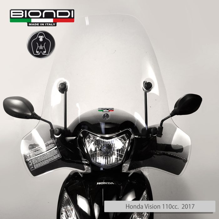 Windscreen for scooter Club Model (Only Screen) – – HONDA SH 300cc., Vision 50/110 cc. 2011, Vision 110cc. 2017 and 2021 and 2023, OVER b3 125cc., SYM HD 300cc. 2019… ETC - Image 3