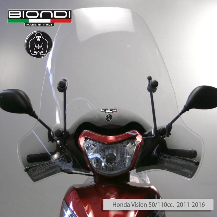 Windscreen for scooter Club Model (Only Screen) – – HONDA SH 300cc., Vision 50/110 cc. 2011, Vision 110cc. 2017 and 2021 and 2023, OVER b3 125cc., SYM HD 300cc. 2019… ETC - Image 4
