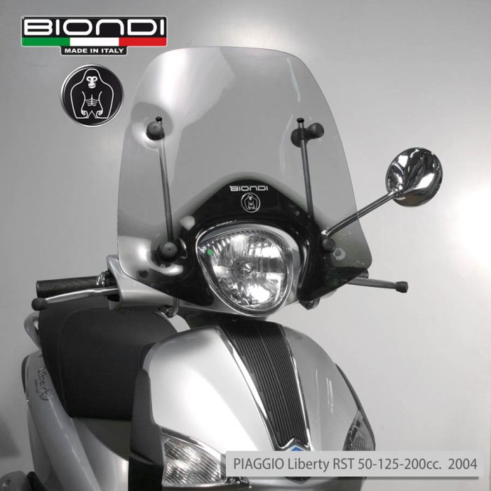 Cupolino Scooter Mod. LITTLE CLUB (solo cupolino) PIAGGIO Liberty - Askoll eS1-eS2-eS3 - immagine 4