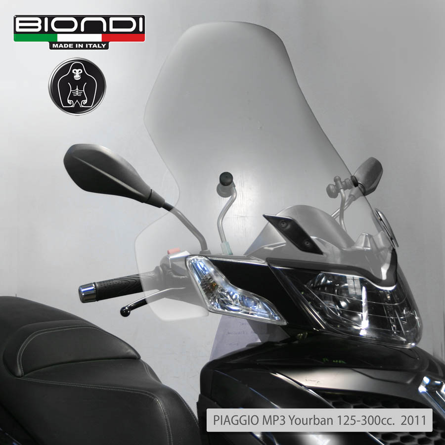 Windscreen for scooter Club Model (Only Screen) - PIAGGIO MP3 Yourban 125/300 2011 - Image 2