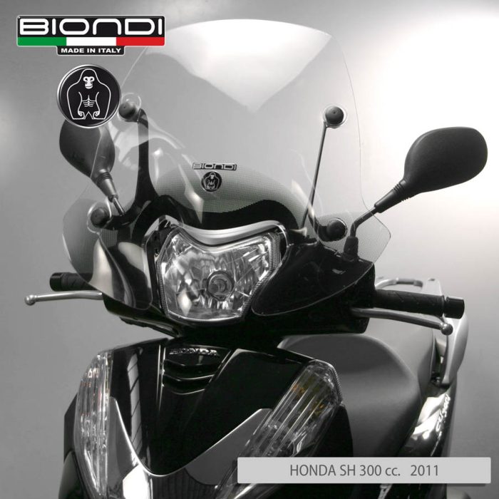 Small Windscreen for scooter Little Club Model (Only Screen) HONDA SH 300 cc. 2011… ect. - Image 2