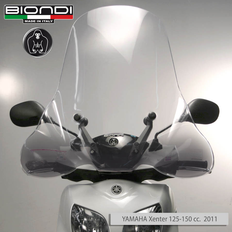 Parabrezza Mod. Club (solo schermo trasparente) - YAMAHA Xenter 125/150cc. 2011 - immagine 2