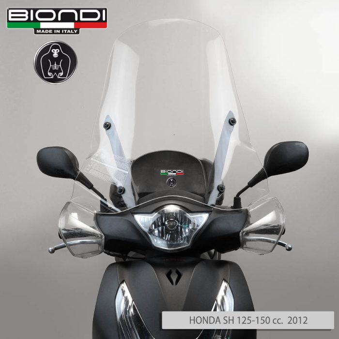 Parabrezza RICAMBIO LASTRA ORIGINALE - HONDA SHi 125/150cc. ABS 2012/2016, SUPER SOCO CUx 2019 (solo schermo trasparente) - immagine 2