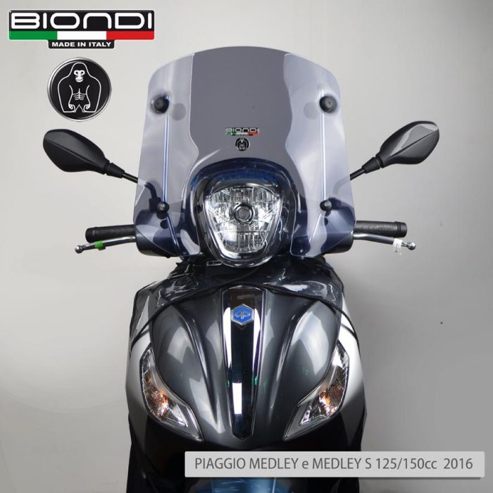 Small Windscreen for scooter Little Club Model for Piaggio Medley 2016-2019 (Only Screen) - Image 3