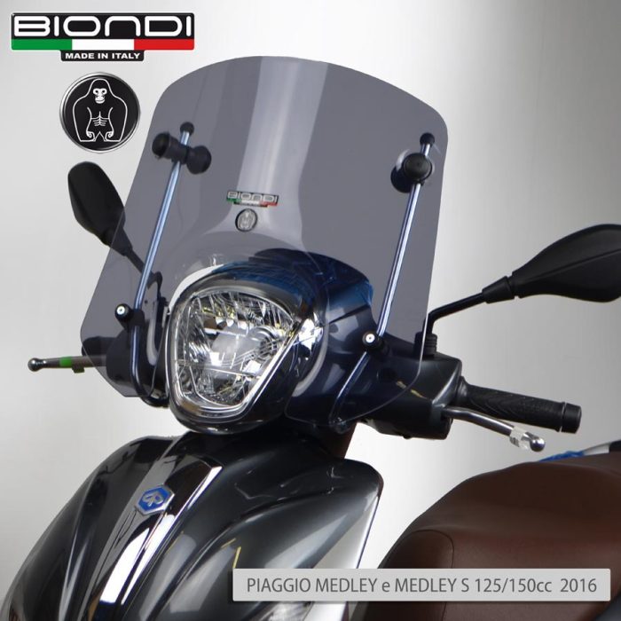 Small Windscreen for scooter Little Club Model for Piaggio Medley 2016-2019 (Only Screen) - Image 2