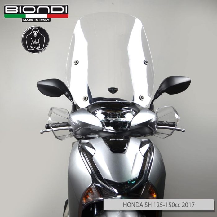 Parabrezza RICAMBIO LASTRA ORIGINALE - HONDA SHi 125/150 cc. 2017-2019 (solo schermo trasparente) - immagine 2