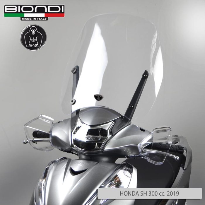 Parabrezza RICAMBIO LASTRA ORIGINALE – HONDA SH 300 cc. 2015/2018 e 2019 (solo schermo trasparente su attacchi originali), Parabrezza (solo Schermo) per Kymco KRV 200 - 2023 (da abbinare al kit di montaggio) - immagine 3