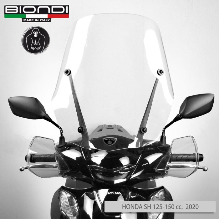 Parabrezza RICAMBIO LASTRA ORIGINALE - HONDA SHi 125/150 cc. 2020 (solo schermo trasparente) - immagine 3