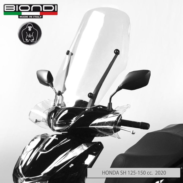 Parabrezza RICAMBIO LASTRA ORIGINALE - HONDA SHi 125/150 cc. 2020 (solo schermo trasparente) - immagine 2