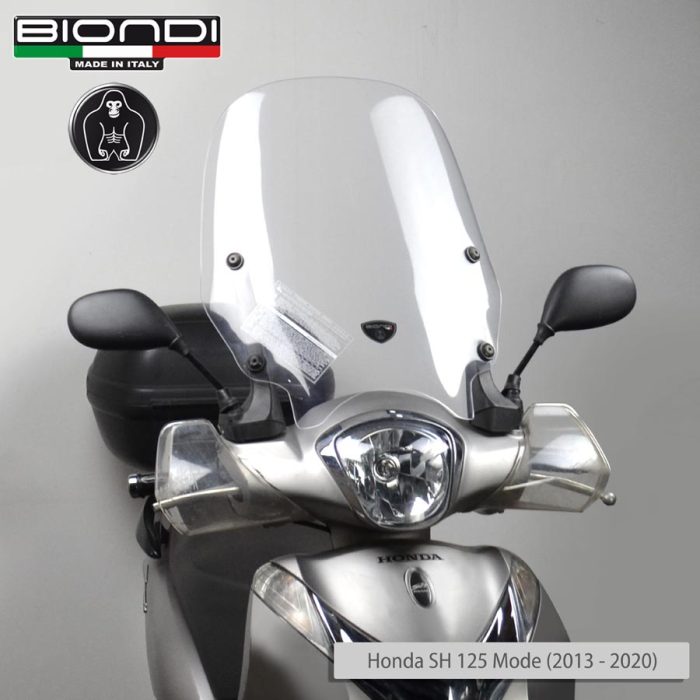 Parabrezza RICAMBIO LASTRA ORIGINALE - Honda SH Mode 125 cc. 2013-2020 (solo schermo trasparente) - immagine 3