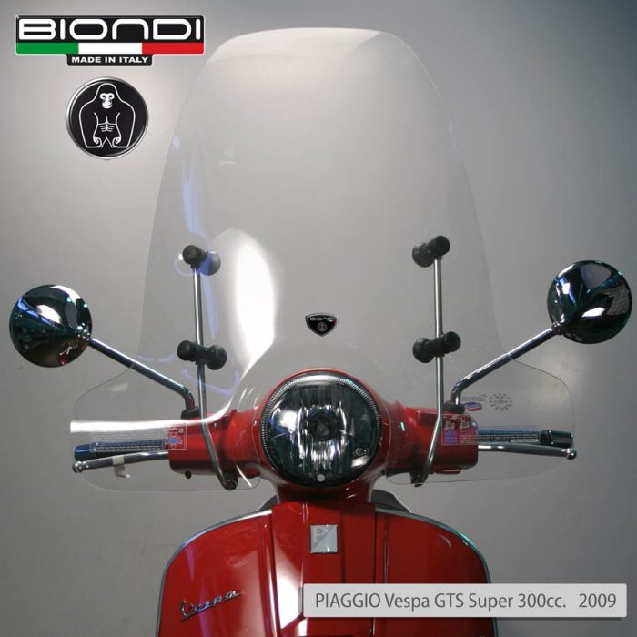 Windscreen for scooter Z… Model (Only Screen) – LML Star Deluxe 125/150cc. 2008, PIAGGIO Vespa Cosa, Vespa FL2 125cc.,Vespa GL 50/90cc., Vespa GTR, Vespa GTS Super 125ie/300cc., Vespa HP 50cc., Vespa LX, Vespa PK ,Vespa Primavera, Vespa PX, Ve - Image 3