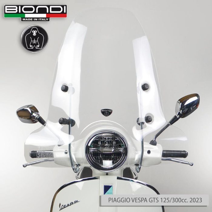 Windscreen for scooter Z… Model (Only Screen) – LML Star Deluxe 125/150cc. 2008, PIAGGIO Vespa Cosa, Vespa FL2 125cc.,Vespa GL 50/90cc., Vespa GTR, Vespa GTS Super 125ie/300cc., Vespa HP 50cc., Vespa LX, Vespa PK ,Vespa Primavera, Vespa PX, Ve - Image 2