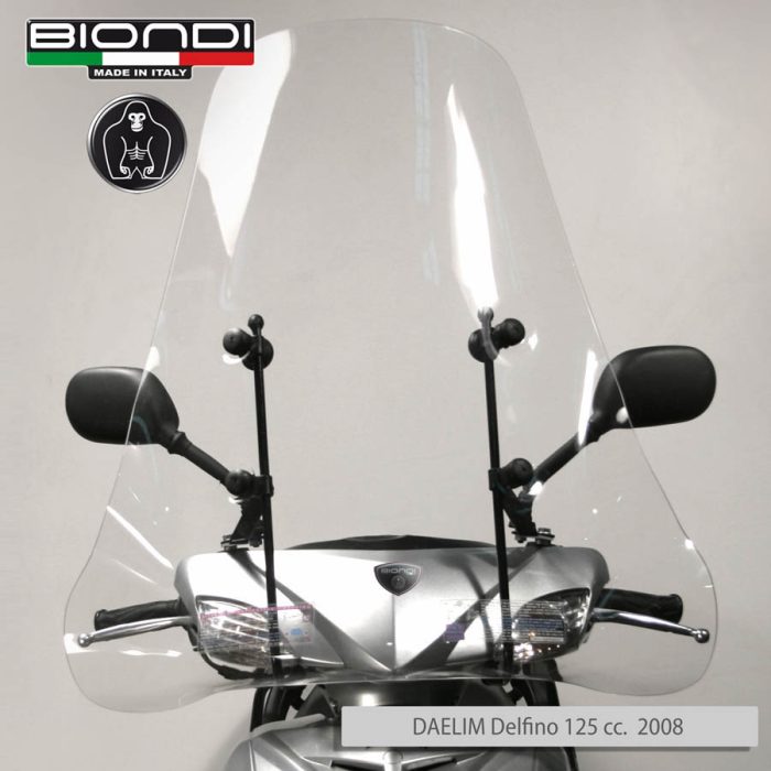 Windscreen for scooter Z… Model (Only Screen) – KYMCO Movie XL 125/150cc. 2000, Vitality 50cc. 2005, Vivio 125cc. 2000, MALAGUTI Blog 125ie/160iecc. 2010, SYM HD, YAMAHA Cygnus X 125/150cc. 2004-2005, Cygnus X 125/150cc. 2006; YADEA G5 2021… ETC… - Image 2
