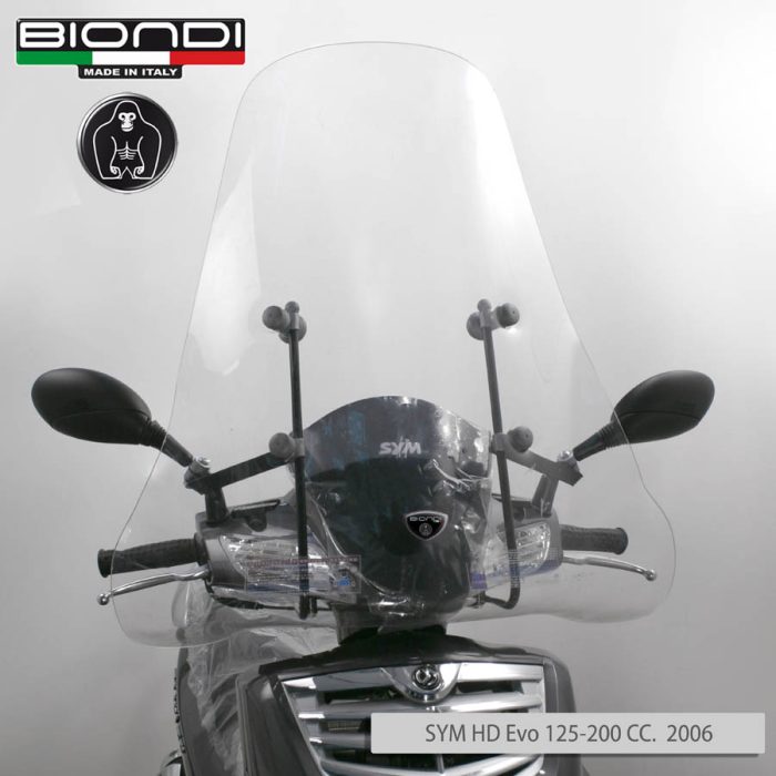 Windscreen for scooter Z… Model (Only Screen) – KYMCO Movie XL 125/150cc. 2000, Vitality 50cc. 2005, Vivio 125cc. 2000, MALAGUTI Blog 125ie/160iecc. 2010, SYM HD, YAMAHA Cygnus X 125/150cc. 2004-2005, Cygnus X 125/150cc. 2006; YADEA G5 2021… ETC… - Image 4