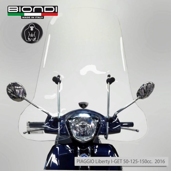 Windscreen for scooter Z… Model (Only Screen): PEUGEOT Tweet 50/125/150cc 4T 2010, Tweet 50/125/150cc EVO 2014, PIAGGIO Fly 50/125/150cc. 4T 2012, Fly 50/125/150cc. 2004, Liberty I-GET 50-/125/150cc. 2016, PIAGGIO Liberty… ETC - Image 3