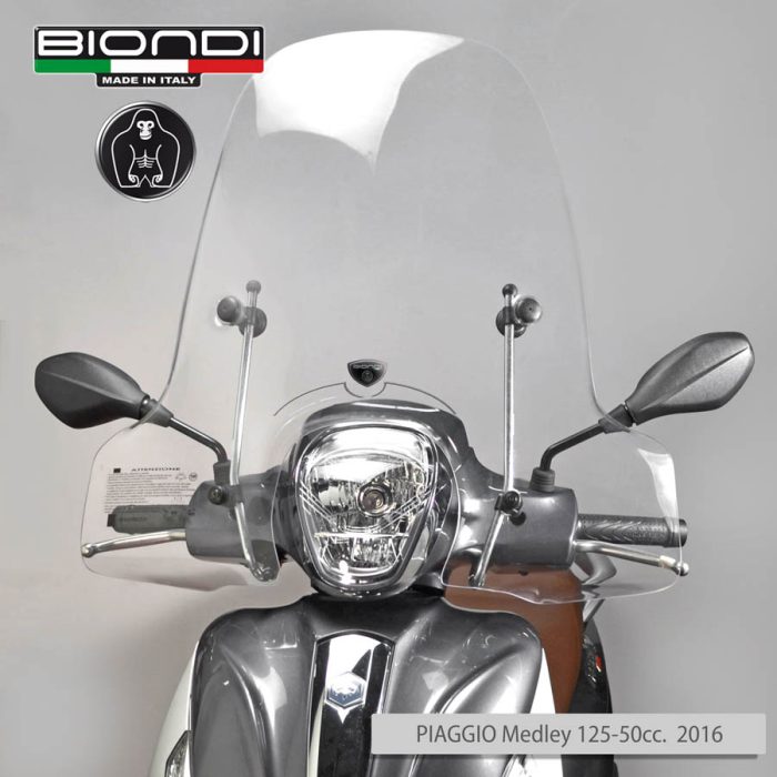Windscreen for scooter Z... Model (Only Screen)-Piaggio Medley 125/150cc. 2016-2019 - Image 2